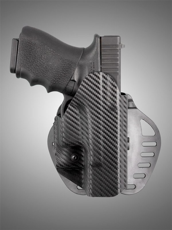 ARS Stage 1 - Carry Holster Glock 18, 19, 23, 25, 32, 38 Right Hand CF Weave