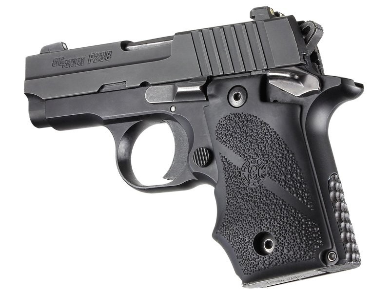 SIG Sauer P238 Ambi Safety Rubber Grip with Finger Grooves
