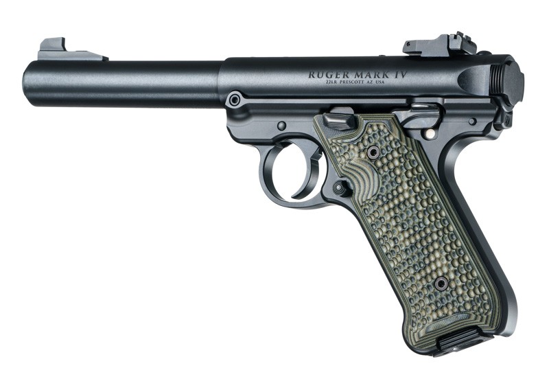 Ruger MK IV Piranha Grip G10 - G-Mascus Green