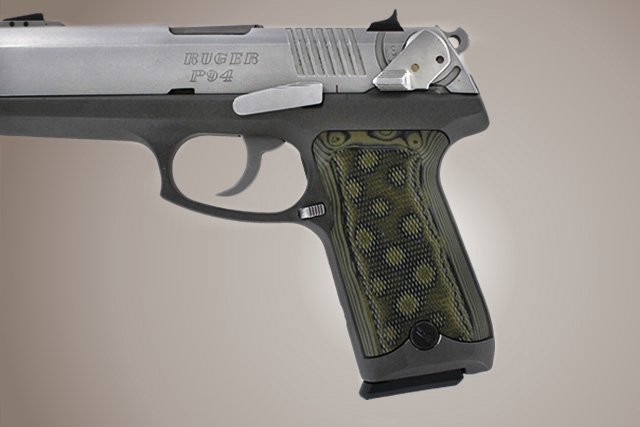 Ruger P94 Checkered G10 - G-Mascus Green