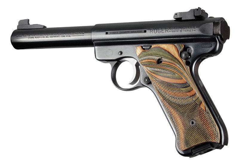 Ruger MK III Lamo Camo R. Hand Thumb Rest Checkered