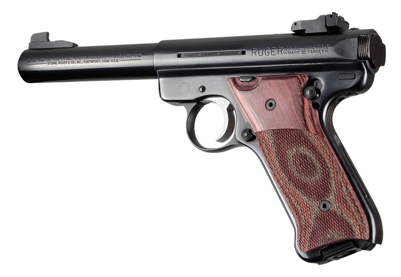 Ruger MK III Rose Laminate Checkered