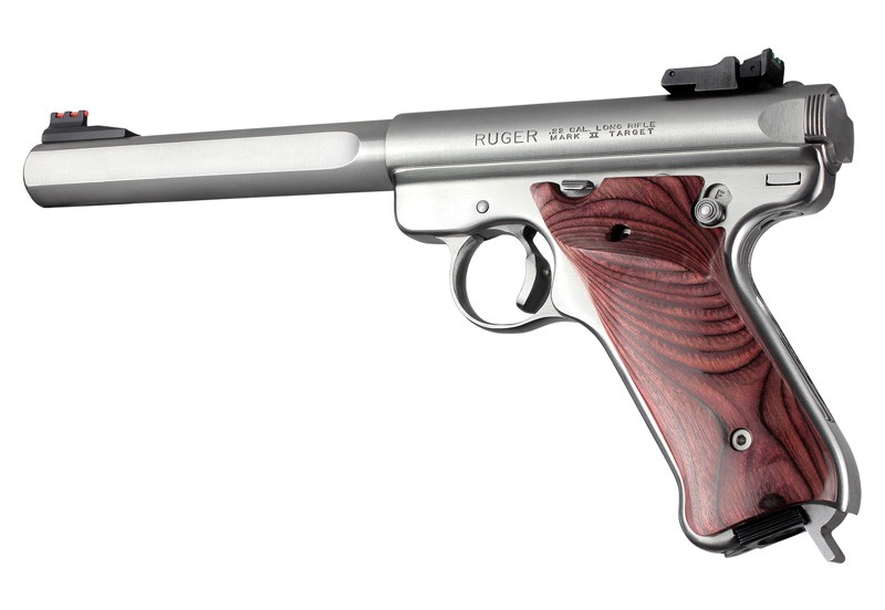 Ruger MK II Rose Laminate Right Hand Thumb Rest