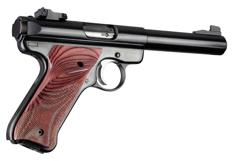 Ruger MK III Rose Laminate L. Hand Thumb Rest Checkered