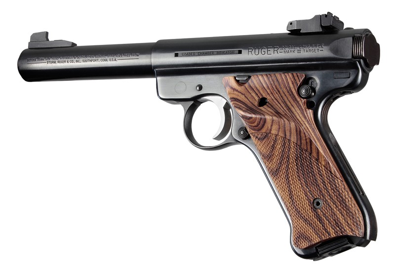 Ruger MK III Kingwood R. Hand Thumb Rest Checkered