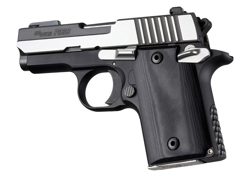 SIG Sauer P938 Ambi Smooth G10 - Solid Black 