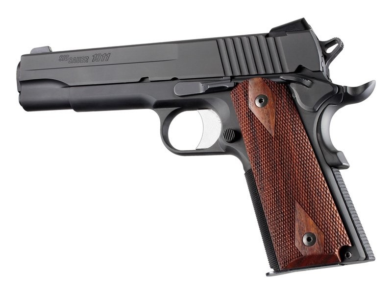 1911 Govt. Model Cocobolo Ambi-Cut Checkered Panels