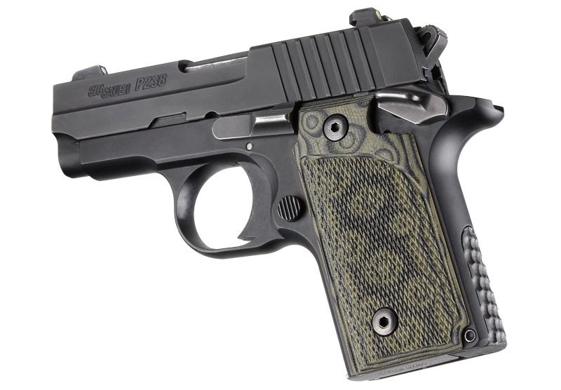 SIG Sauer P238 Checkered G10 - G-Mascus Green