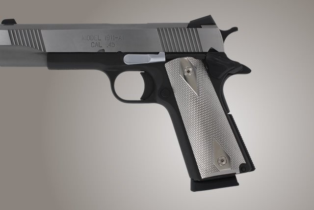 1911 Govt. Model Titanium Checkered