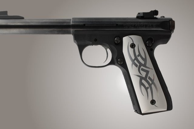 Ruger MK III 22/45 RP Tribal Aluminum - Clear Anodize 