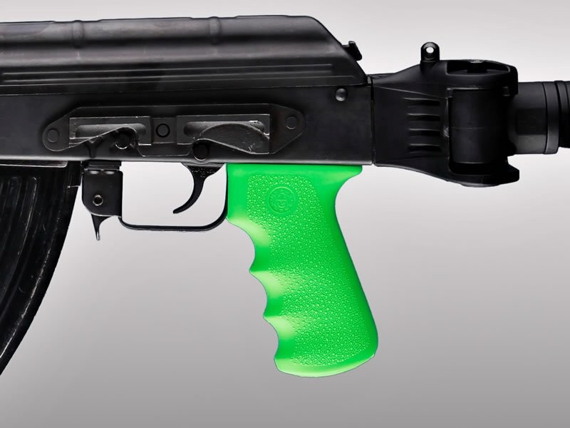 AK-47/AK-74 Rubber Grip with Finger Grooves Zombie Green
