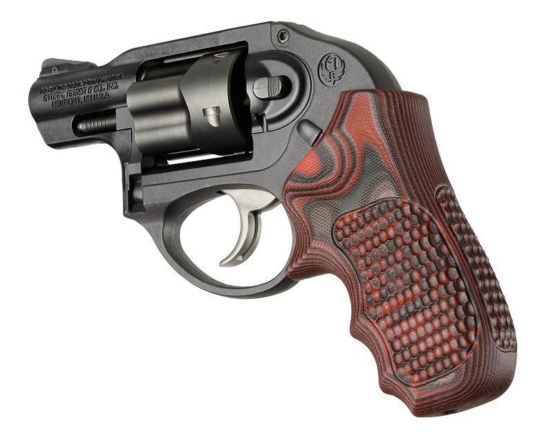 Ruger LCR/LCRx Piranha Grip G10 - G-Mascus Red Lava