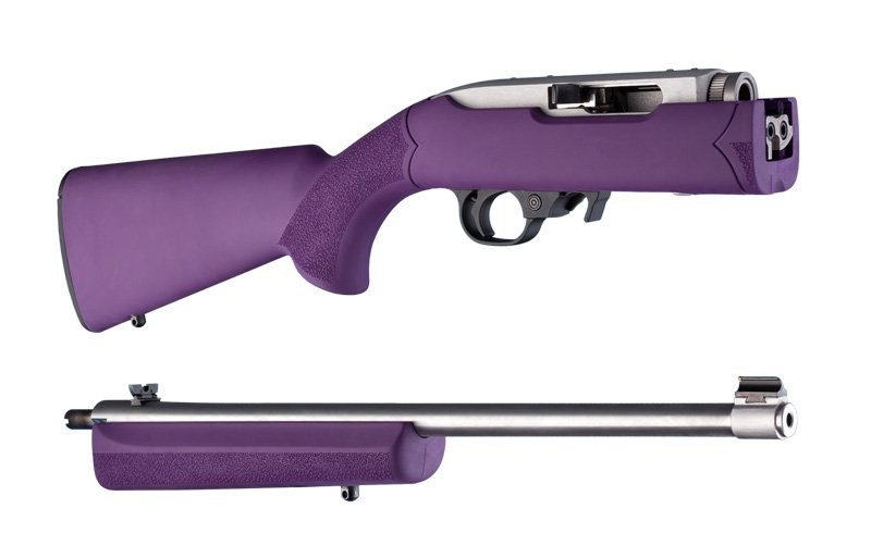 Ruger 10-22 Takedown Standard Barrel Purple Rubber OverMolded Stock