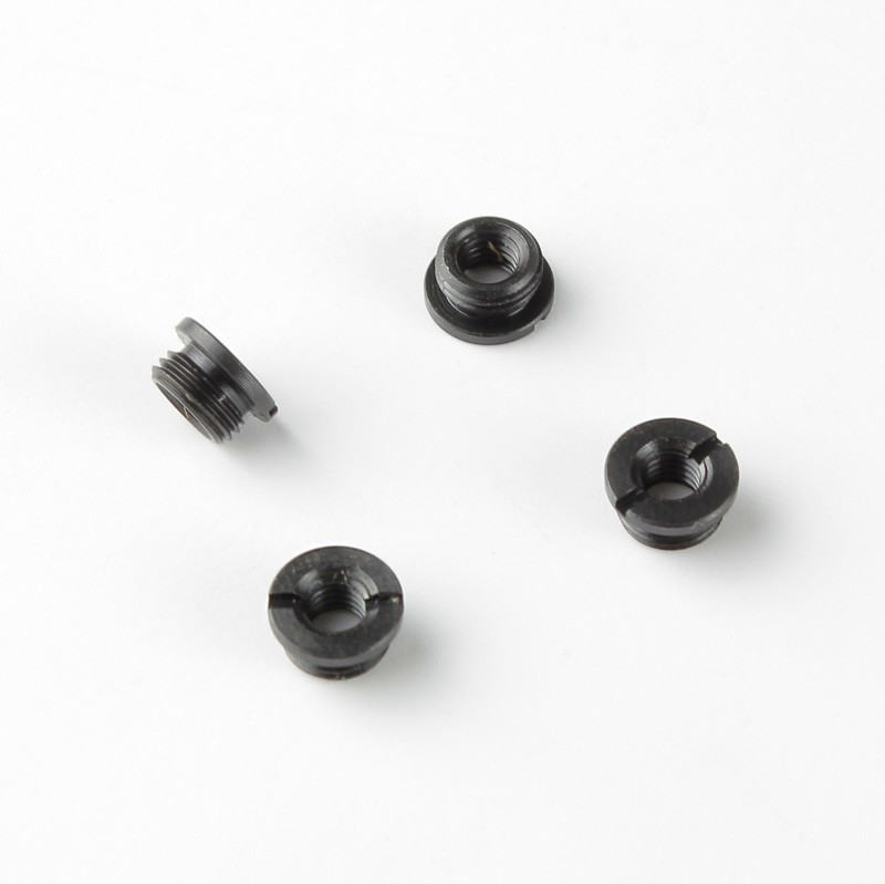 Beretta 92/Taurus 92 Low Profile Grip Screw Bushings (4) - Black