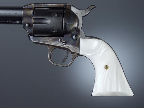 Colt Single Action White Pearl Cowboy Panels