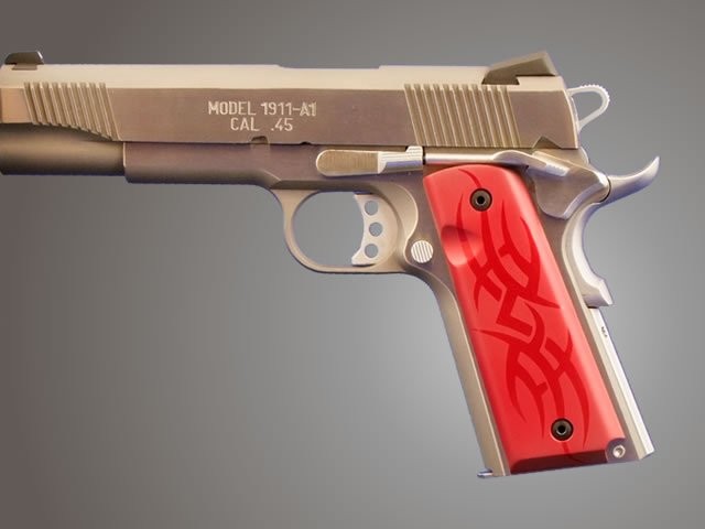 1911 Govt. Model Tribal Aluminum - Red Anodized