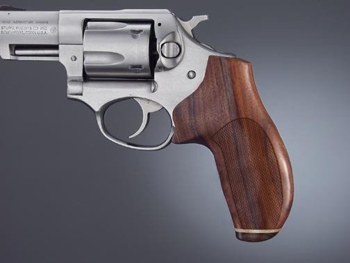 Ruger SP101 Pau Ferro No Finger Groove Stripe Cap Checkered