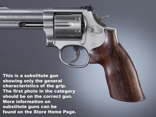 Dan Wesson Small Frame Rosewood No Finger Groove