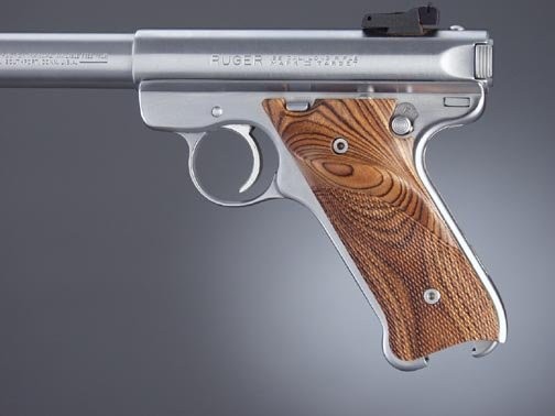 Ruger MK II Kingwood L. Hand Thumb Rest Checkered