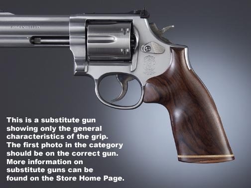 Dan Wesson Small Frame Pau Ferro No Finger Groove, Stripe/Cap