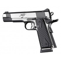 1911 Govt. 9/32 Thick Chain Link Solid Black G10