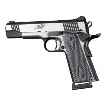 1911 Govt. 3/16 Thin Piranha Grip G-Mascus Black/Gray G10