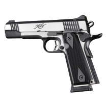 1911 Govt. 9/32 Thick Checkered Solid Black G10