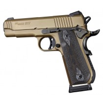 1911 Govt. Model Round Heel Checkered G10 - G-Mascus Black/Grey