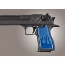 Desert Eagle Flames Aluminum - Blue Anodize