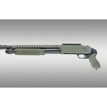 Mossberg 500 12 Gauge OverMolded Tamer Shotgun Pistol Grip and forend OD Green