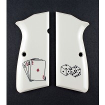 Browning Hi-Power Scrimshaw Ivory Polymer - Aces