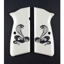 Browning Hi-Power Scrimshaw Ivory Polymer - Cobra Snake