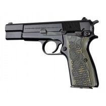 Browning Hi-Power Piranha Grip G10 - G-Mascus Green