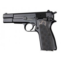 Browning Hi-Power Checkered G10 - G-Mascus Black/Gray