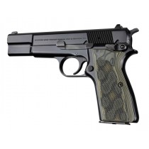 Browning Hi-Power Checkered G10 - G-Mascus Green