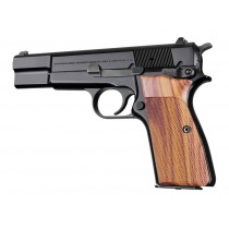 Browning Hi-Power Tulipwood Checkered
