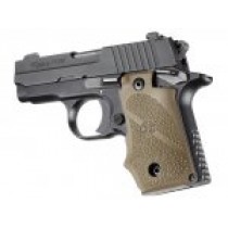 SIG Sauer P238 Rubber Grip with Finger Grooves Flat Dark Earth
