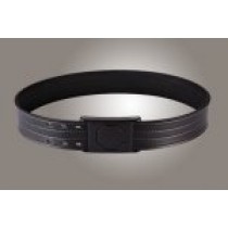 2" Black 44" Waist Duty Belt Nytek Lining 4 Row Stitching with 1 Piece Safety Buckle Polymer
