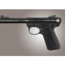 Ruger MK III 22/45 RP Checkered G10 - Solid Black