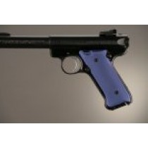Ruger MK II / MK III Checkered Aluminum - Matte Blue Anodize