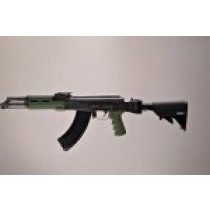 AK-47/AK-74 Standard Chinese and Russian - Kit - OverMolded Grip and Forend OD Green

