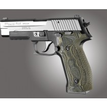 SIG Sauer P226 DA/SA Magrip Piranha Grip G10 - G-Mascus Green