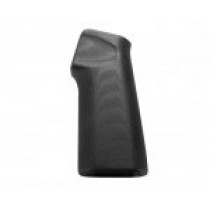 AR15 / M16 15 Degree Vertical No Finger Groove Smooth G10 - Solid Black