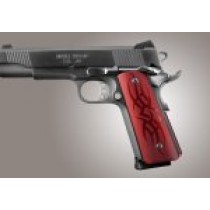 1911 Govt. Aluminum Magrip Kit - Tribal Flat Mainspring Matte Red
