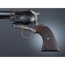Colt Single Action Ebony Cowboy Panels, Checkered