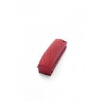 1911 Officers Mod. Aluminum  Mainspring Housing Checkered Arched Matte Red