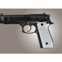 Taurus PT-99 PT-92 PT-100 PT-101 Safety Only Checkered Aluminum - Matte Clear Anodize