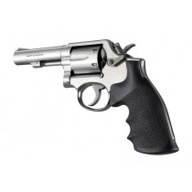 S&W K or L Frame Square Butt Rubber Monogrip Black