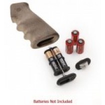 AR-15/M-16 OverMolded Rubber Grip Ghillie Earth with Cargo Management System Storage Kit