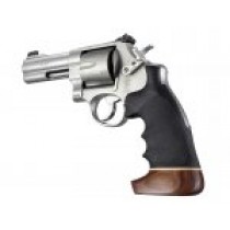 S&W N Round Butt Conversion style Rubber Monogrip W/Wood Big Butt